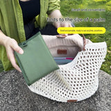 2 Pack Green Portable Foldable Outdoor Seat Cushion - Waterproof Oxford Cloth with Pearl Cotton Core, Lightweight 88g Design, Carabiner Clip for Hiking Camping Picnic Travel
