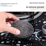 3 Pack Stainless Steel Scouring Pad with Hanging Loop - Heavy Duty Kitchen Scrubber for Pots Pans Sinks, Rust Resistant Spiral Woven Design, 30g Durable Cleaning Ball In Australia - Darrahopens