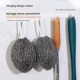 9 Pack Stainless Steel Scouring Pad with Hanging Loop - Heavy Duty Kitchen Scrubber for Pots Pans Sinks, Rust Resistant Spiral Woven Design, 30g Durable Cleaning Ball In Australia - Darrahopens