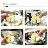 10 pack Cute Guava-shaped Wood Pulp Sponge - Compressed Kitchen Dishwashing Scrubber, Fast Foaming, Oil Resistant, Quick Drying, Eco Friendly Cellulose Cleaning Pad for Pots and Pans