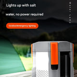 Saltwater Powered LED Camping Lantern - Emergency Light with 72 Hour Runtime, No Battery Required, Portable Outdoor Lamp for Disaster Prep, Fishing and Hiking
