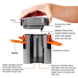 Saltwater Powered LED Camping Lantern - Emergency Light with 72 Hour Runtime, No Battery Required, Portable Outdoor Lamp for Disaster Prep, Fishing and Hiking