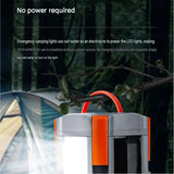 Saltwater Powered LED Camping Lantern - Emergency Light with 72 Hour Runtime, No Battery Required, Portable Outdoor Lamp for Disaster Prep, Fishing and Hiking