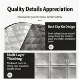 Silvery Reflective Steering Wheel Sun Shade Cover - Universal Fit Aluminum Foil Heat Shield, 43cm Diameter, Prevents Hot Steering Wheel, Easy Install, Foldable for Storage