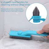 Brown Gap Cleaning Brush, 4 in 1 Rotating Scrub Tool with 360 Degree Swivel Head, Scraper and Hair Tweezers for Tile Grout, Kitchen, Bathroom In Australia - Darrahopens