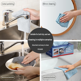 Pull-Out Microfiber Cleaning Cloths, 30 Pack 28 x 28 cm Disposable or Reusable Kitchen Towels, Grey In Australia - Darrahopens