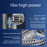 Electric Rotary Shaver for Men - Basic Set, USB Rechargeable Digital Display Beard Shaver with Protective Cover, Charging Cable and Cleaning Brush In Australia - Darrahopens