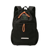 Black Sports Drawstring Backpack - Large Capacity Badminton, Yoga Mat and Gym Bag with Racket Holder for Fitness, Outdoor Training, Travel and Daily Use