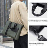 Black Men's Laptop Bag - Large Capacity Multi-Compartment Shoulder and Hand Carry Computer Bag for Office, University, Commuting and Business Travel In Australia - Darrahopens