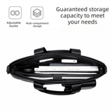 Black Men's Laptop Bag - Large Capacity Multi-Compartment Shoulder and Hand Carry Computer Bag for Office, University, Commuting and Business Travel In Australia - Darrahopens