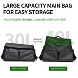 Green Expandable Travel Shoulder Bag - Large Capacity Gym and Duffel Bag with Wet and Dry Separation for Weekend Trips, Sports, Commuting and Short Travel In Australia - Darrahopens