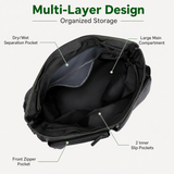Green Expandable Travel Shoulder Bag - Large Capacity Gym and Duffel Bag with Wet and Dry Separation for Weekend Trips, Sports, Commuting and Short Travel In Australia - Darrahopens
