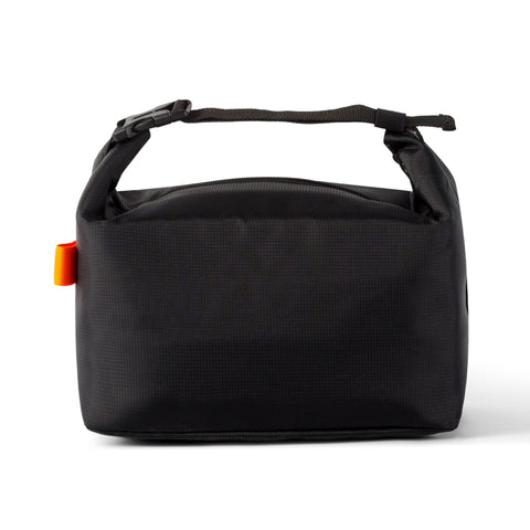Black Foldable Insulated Lunch Bag - Waterproof Oxford Cloth Lunch Tote with Thickened Aluminium Foil Lining for Work, Office, Meal Prep and Daily Food Carry In Australia - Darrahopens