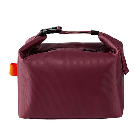 Red Foldable Insulated Lunch Bag - Waterproof Oxford Cloth Lunch Tote with Thickened Aluminium Foil Lining for Work, Office, Meal Prep and Daily Food Carry In Australia - Darrahopens