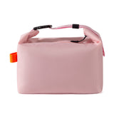 Pink Foldable Insulated Lunch Bag - Waterproof Oxford Cloth Lunch Tote with Thickened Aluminium Foil Lining for Work, Office, Meal Prep and Daily Food Carry In Australia - Darrahopens