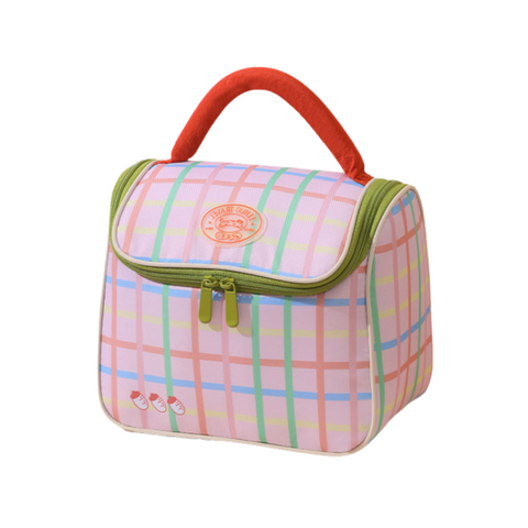 Pink Insulated Lunch Bag - Portable Lunch Tote with Thickened Aluminium Foil Lining for Office Workers, Students, School Meals and Daily Food Carry In Australia - Darrahopens