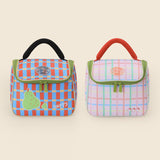 Pink Insulated Lunch Bag - Portable Lunch Tote with Thickened Aluminium Foil Lining for Office Workers, Students, School Meals and Daily Food Carry