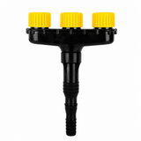 3-Head Adjustable Garden Spray Nozzle - Wide-Area Watering and Mist Sprayer with Stepped Hose Connector for Gardens, Lawns, Orchards and Irrigation In Australia - Darrahopens