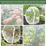 Fruit Tree Netting Cover with Zipper (80x120cm)- Plastic Mesh Bird and Insect Protection for Citrus, Blueberries, Vegetables, Garden Harvest Saver