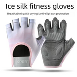 Women and Men Gym Gloves (Gray Size L)- Breathable Half Finger Workout Gloves with Wrist Support, Shock Absorbing Non Slip Weight Lifting Gloves for Fitness In Australia - Darrahopens