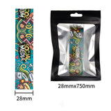 2 PCS Pickleball Paddle Edge Protection Tape - Cybertech Pattern TPU Protective Strip 28mm x 750mm, Anti Scratch Wear Resistant Paddle Guard Tape, Personalised Sports Accessory for Pickleball Players