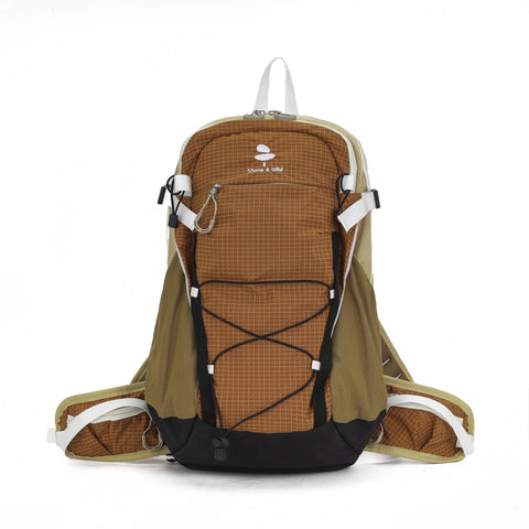 Lightweight Hiking Backpack 20L Brown - Ultralight Oxford Cloth Daypack with Breathable Mesh Back, Adjustable Straps for Trekking Camping Travel In Australia - Darrahopens