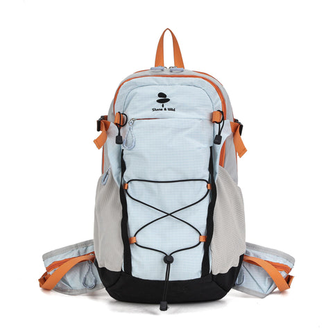 Lightweight Hiking Backpack 20L Light Blue-gray - Ultralight Oxford Cloth Daypack with Breathable Mesh Back, Adjustable Straps for Trekking Camping Travel In Australia - Darrahopens