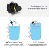 7L Gazebo Water Weight Bag Blue- Portable Refillable Canopy Leg Anchor with Carry Handle, Pole Straps and Anti Backflow Valve for Camping, Marquees and Outdoor Shelters