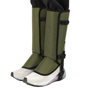 Waterproof Hiking Gaiters Green - 3 Layer Nylon Leg and Boot Covers with Adjustable Buckles for Bushwalking, Camping, Mud, Sand, Rain and Snow - 1 Pair In Australia - Darrahopens