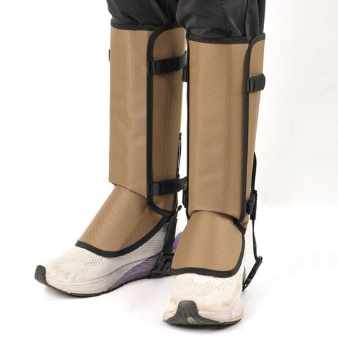 Waterproof Hiking Gaiters Khaki- 3 Layer Nylon Leg and Boot Covers with Adjustable Buckles for Bushwalking, Camping, Mud, Sand, Rain and Snow - 1 Pair In Australia - Darrahopens