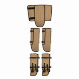 Waterproof Hiking Gaiters Khaki- 3 Layer Nylon Leg and Boot Covers with Adjustable Buckles for Bushwalking, Camping, Mud, Sand, Rain and Snow - 1 Pair In Australia - Darrahopens