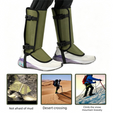 Waterproof Hiking Gaiters Khaki- 3 Layer Nylon Leg and Boot Covers with Adjustable Buckles for Bushwalking, Camping, Mud, Sand, Rain and Snow - 1 Pair In Australia - Darrahopens
