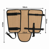 Waterproof Hiking Gaiters Khaki- 3 Layer Nylon Leg and Boot Covers with Adjustable Buckles for Bushwalking, Camping, Mud, Sand, Rain and Snow - 1 Pair