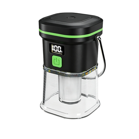 Rechargeable Camping Lantern - 350LM LED Light, 1500mAh Battery, Digital Power Display, Portable Handle and 4mm Tripod Mount for Camping and Outdoor Use In Australia - Darrahopens