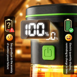 Rechargeable Camping Lantern - 350LM LED Light, 1500mAh Battery, Digital Power Display, Portable Handle and 4mm Tripod Mount for Camping and Outdoor Use In Australia - Darrahopens