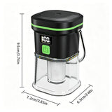 Rechargeable Camping Lantern - 350LM LED Light, 1500mAh Battery, Digital Power Display, Portable Handle and 4mm Tripod Mount for Camping and Outdoor Use