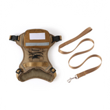 Dog Harness with Backpack and Leash Set - Size S Adjustable Breathable Mesh Pet Vest with Reflective Trim, Storage Pouch and Control Handle for Walking and Hiking In Australia - Darrahopens