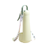 Portable Dog Water Bottle with Foldable Drinking Trough - Green 3-in-1 Pet Travel Water Dispenser with Fine Mist Spray, Food Storage and Carry Strap for Walking and Outdoor Trips In Australia - Darrahopens