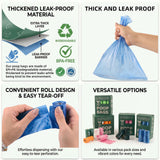 Pink Thickened Dog Poop Bags 360 Pack - 24 Rolls, 15 Bags per Roll, 22 x 30cm Leak-Resistant Easy-Tear Pet Waste Bags for Dog Walking, Travel and Daily Clean-Up