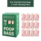 White Thickened Dog Poop Bags 360 Pack - 24 Rolls, 15 Bags per Roll, 22 x 30cm Leak-Resistant Easy-Tear Pet Waste Bags for Dog Walking, Travel and Daily Clean-Up In Australia - Darrahopens