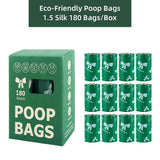 Green Thickened Dog Poop Bags 180 Pack - 12 Rolls, 15 Bags per Roll, 22 x 30cm Leak-Resistant Easy-Tear Pet Waste Bags for Dog Walking, Travel and Daily Clean-Up In Australia - Darrahopens