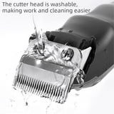 Gold Gradient Rechargeable Pet Hair Clippers - 1200mAh Dog and Cat Grooming Trimmer with Digital Display, USB Charging, Adjustable Blade and Guide Combs