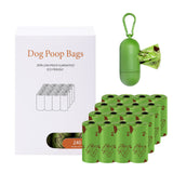 Degradable Dog Poop Bags with Dispenser - 16 Rolls Pet Waste Bags, Leak Resistant Easy Tear Design, Portable Clip Holder for Dog Walking and Outdoor Clean Up In Australia - Darrahopens
