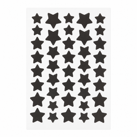 Star Acne Patches Black 5 Sheets - 40 Stars Per Sheet, Hydrocolloid Blemish Stickers, Waterproof Sweat-Resistant Star Pimple Covers In Australia - Darrahopens