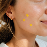 Star Acne Patches Yellow 5 Sheets - 40 Stars Per Sheet, Hydrocolloid Blemish Stickers, Waterproof Sweat-Resistant Star Pimple Covers In Australia - Darrahopens