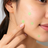 Star Acne Patches Green 5 Sheets - 40 Stars Per Sheet, Hydrocolloid Blemish Stickers, Waterproof Sweat-Resistant Star Pimple Covers