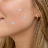 Star Acne Patches Blue 5 Sheets - 40 Stars Per Sheet, Hydrocolloid Blemish Stickers, Waterproof Sweat-Resistant Star Pimple Covers