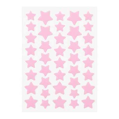 Star Acne Patches Pink 5 Sheets - 40 Stars Per Sheet, Hydrocolloid Blemish Stickers, Waterproof Sweat-Resistant Star Pimple Covers In Australia - Darrahopens