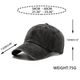Yellow Vintage Washed Panda Print Baseball Cap - Adjustable Cotton Cap with Curved Brim for Sun Protection and Casual Streetwear Style