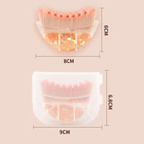 Yellow Glitter Facial Contour Massage Brush(Size) - Ergonomic Crescent Shape for Face Neck and Hand Care - Soft Bristles Portable Beauty Tool